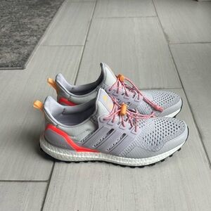 Lilac and Orange Adidas Ultraboost